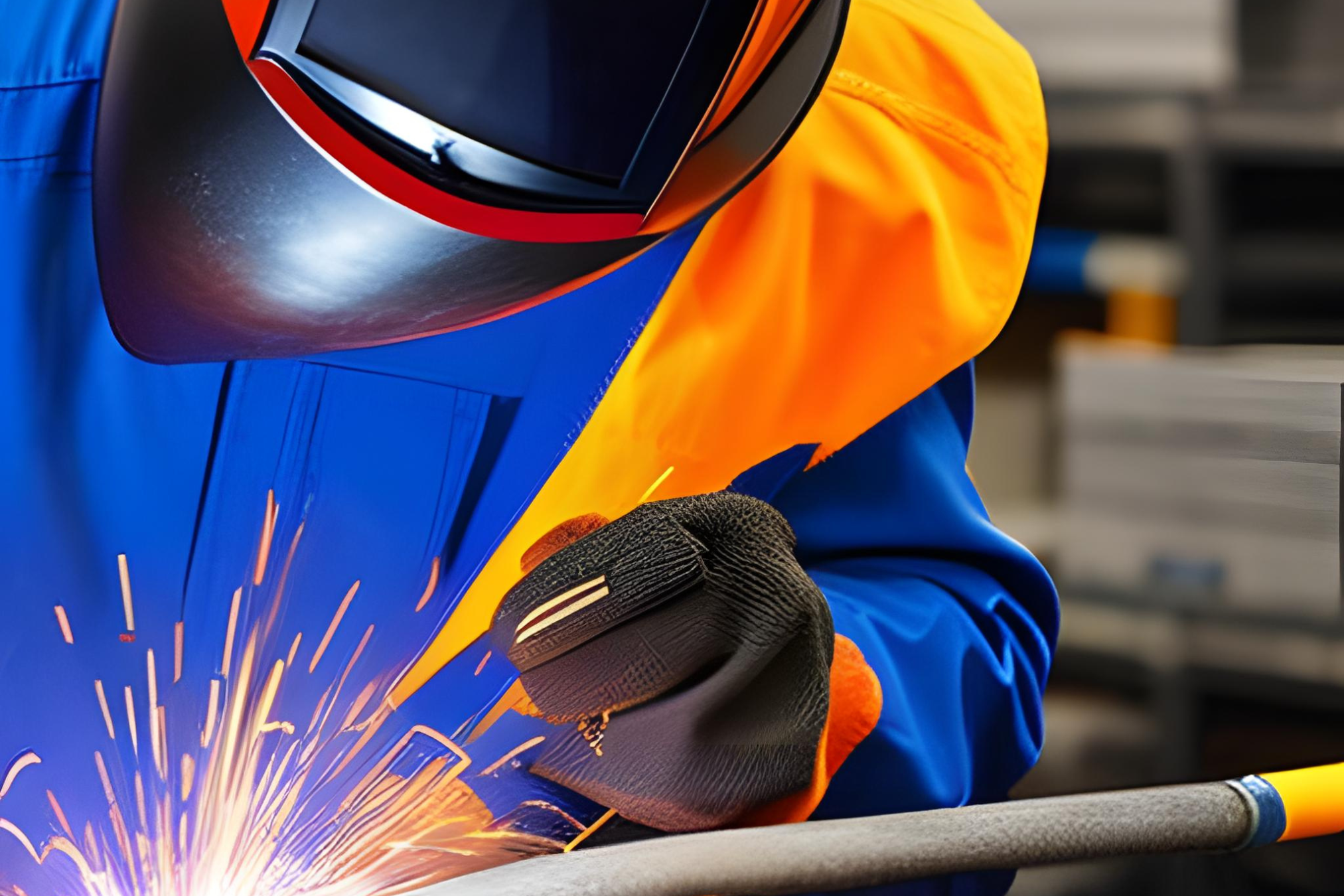 Technical gloves for welding